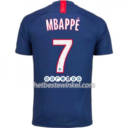 Paris Saint-Germain Kylian Mbappe 7 Voetbalshirts Thuis 2019/20